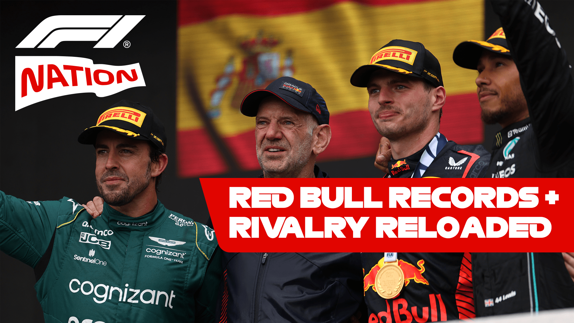 F1 NATION: Red Bull Take Their 100th F1 Victory And Verstappen Equals ...